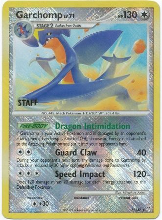 Garchomp (5/147) (Championship Promo Staff) [Platinum: Supreme Victors] | Exor Games Truro