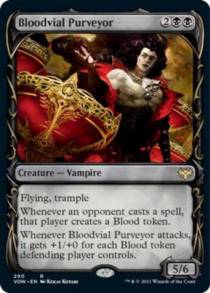 Bloodvial Purveyor (Showcase Fang Frame) [Innistrad: Crimson Vow] | Exor Games Truro
