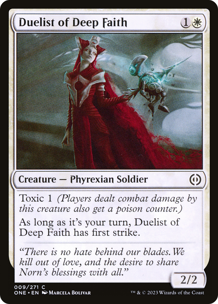 Duelist of Deep Faith [Phyrexia: All Will Be One] | Exor Games Truro