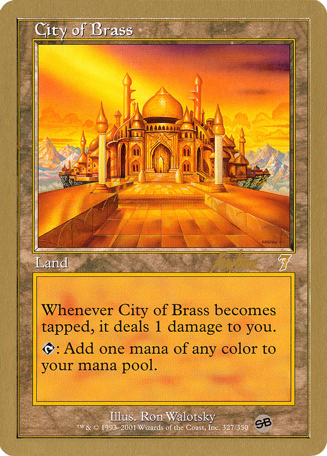 City of Brass (Brian Kibler) (SB) [World Championship Decks 2002] | Exor Games Truro