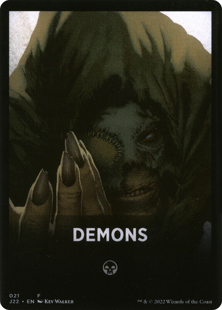 Demons Theme Card [Jumpstart 2022 Front Cards] | Exor Games Truro