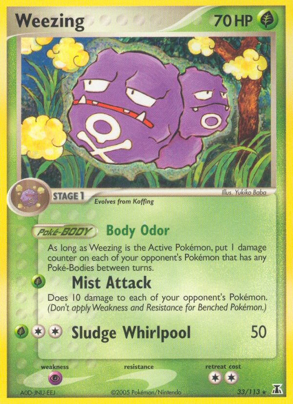 Weezing (33/113) [EX: Delta Species] | Exor Games Truro