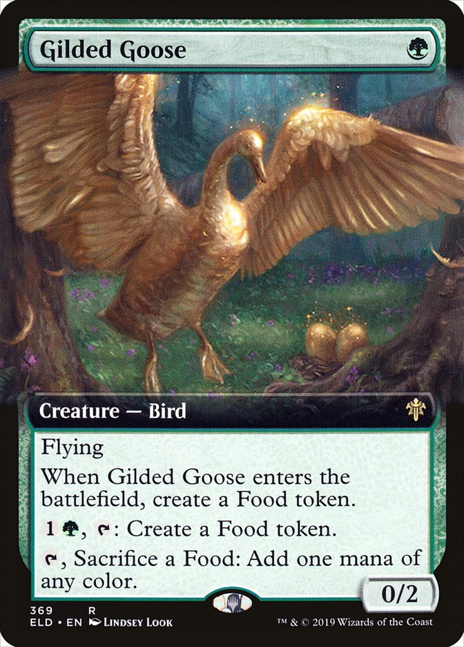 Gilded Goose (Extended Art) [Throne of Eldraine] | Exor Games Truro