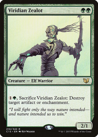 Viridian Zealot [Commander 2015] | Exor Games Truro