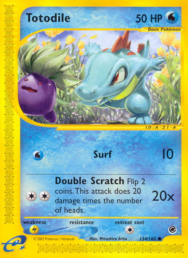 Totodile (134/165) [Expedition: Base Set] | Exor Games Truro
