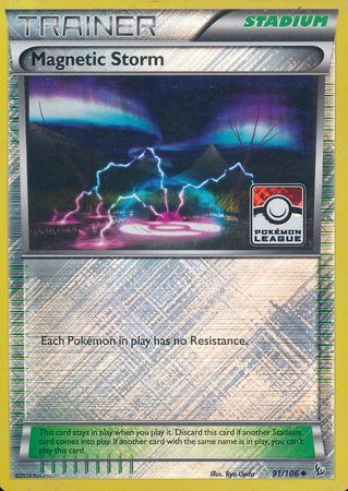 Magnetic Storm (91/106) (League Promo) [XY: Flashfire] | Exor Games Truro