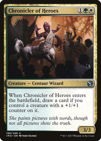 Chronicler of Heroes [Iconic Masters] | Exor Games Truro