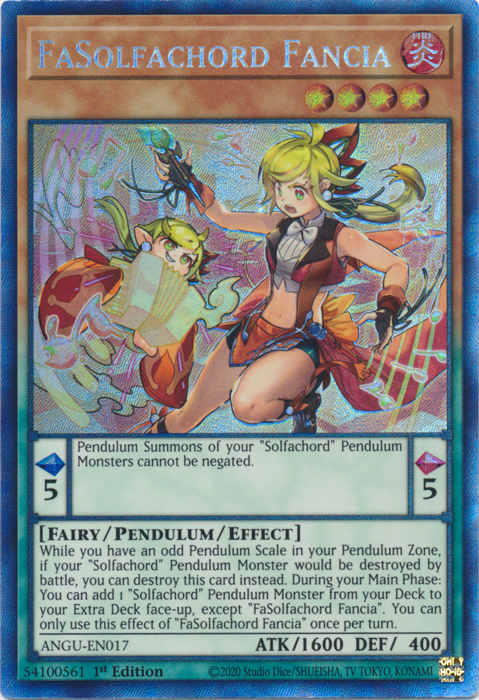 FaSolfachord Fancia (Collector's Rare) [ANGU-EN017] Collector's Rare | Exor Games Truro