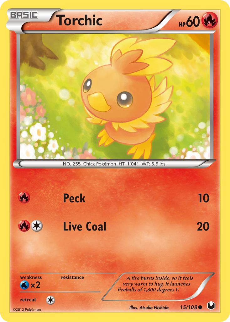 Torchic (15/108) [Black & White: Dark Explorers] | Exor Games Truro