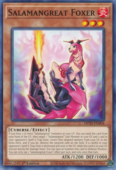 Salamangreat Foxer [MP20-EN004] Common | Exor Games Truro