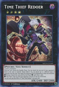 Time Thief Redoer [MP20-EN040] Prismatic Secret Rare | Exor Games Truro