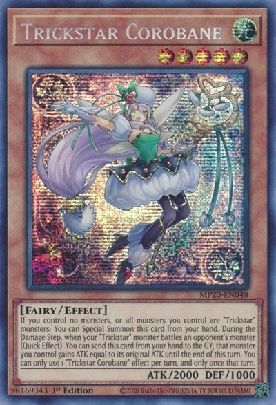Trickstar Corobane [MP20-EN048] Prismatic Secret Rare | Exor Games Truro