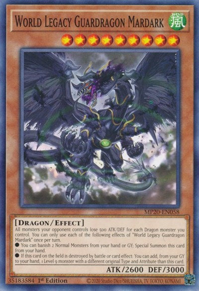 World Legacy Guardragon Mardark [MP20-EN058] Common | Exor Games Truro