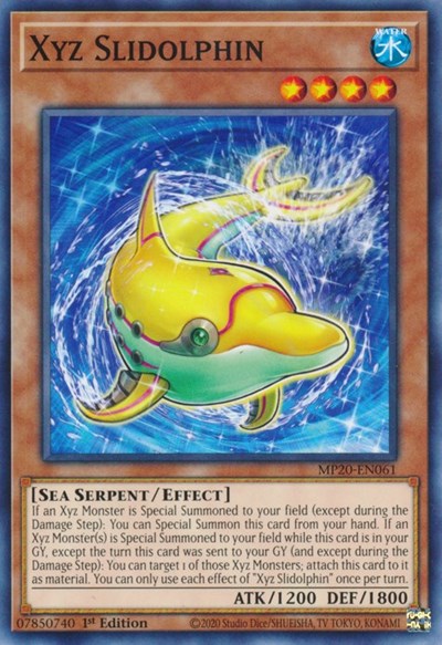 Xyz Slidolphin [MP20-EN061] Common | Exor Games Truro