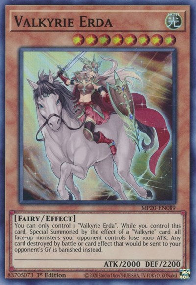 Valkyrie Erda [MP20-EN089] Super Rare | Exor Games Truro