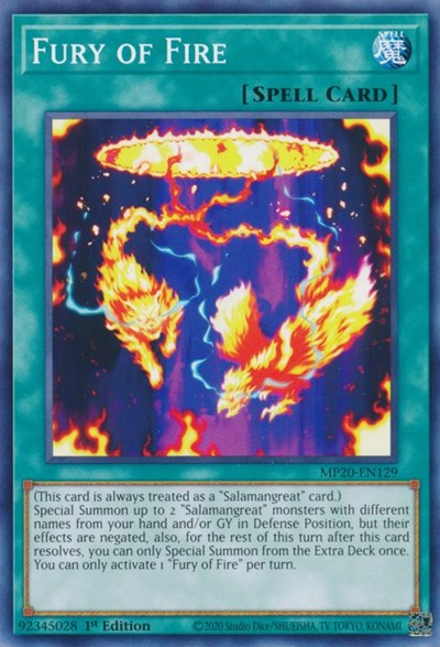 Fury of Fire [MP20-EN129] Common | Exor Games Truro