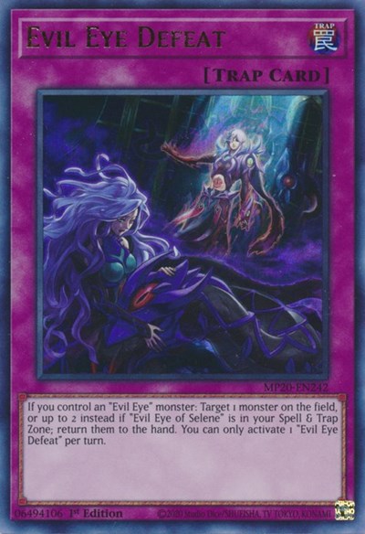 Evil Eye Defeat [MP20-EN242] Ultra Rare | Exor Games Truro