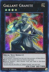 Gallant Granite [MP20-EN167] Prismatic Secret Rare | Exor Games Truro