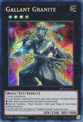 Gallant Granite [MP20-EN167] Prismatic Secret Rare | Exor Games Truro