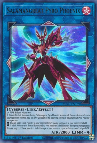 Salamangreat Pyro Phoenix [MP20-EN169] Ultra Rare | Exor Games Truro