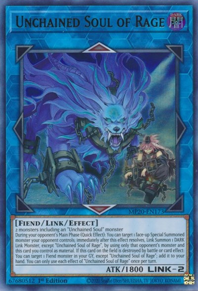 Unchained Soul of Rage [MP20-EN173] Ultra Rare | Exor Games Truro