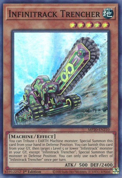 Infinitrack Trencher [MP20-EN210] Super Rare | Exor Games Truro
