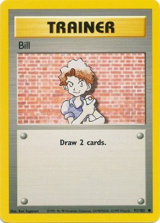Bill (91/102) [Base Set Unlimited] | Exor Games Truro
