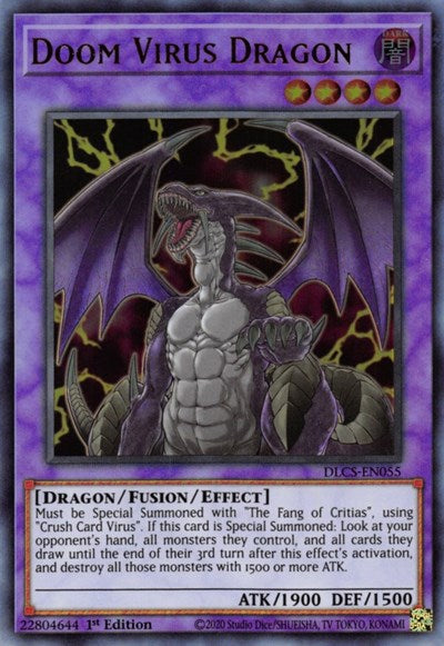 Doom Virus Dragon [DLCS-EN055] Ultra Rare | Exor Games Truro