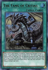 The Fang of Critias [DLCS-EN058] Ultra Rare | Exor Games Truro