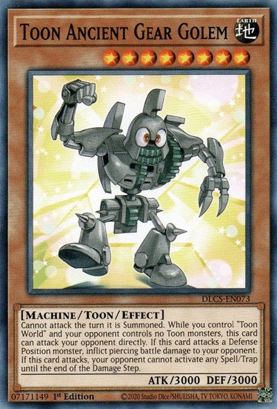 Toon Ancient Gear Golem [DLCS-EN073] Common | Exor Games Truro