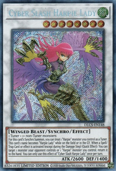 Cyber Slash Harpie Lady [DLCS-EN148] Secret Rare | Exor Games Truro