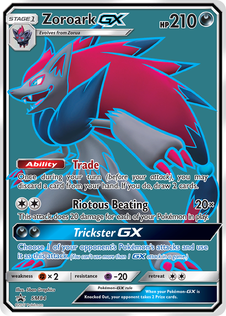 Zoroark GX (SM84) [Sun & Moon: Black Star Promos] | Exor Games Truro