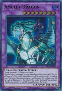 Amulet Dragon (Green) [DLCS-EN005] Ultra Rare | Exor Games Truro