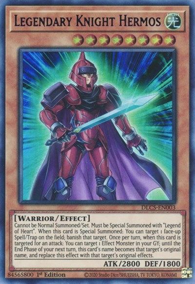 Legendary Knight Hermos (Purple) [DLCS-EN003] Ultra Rare | Exor Games Truro