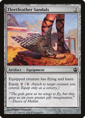 Fleetfeather Sandals [Theros] | Exor Games Truro