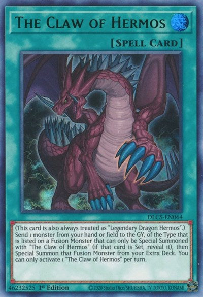 The Claw of Hermos (Green) [DLCS-EN064] Ultra Rare | Exor Games Truro