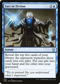 Fact or Fiction [Zendikar Rising Commander] | Exor Games Truro