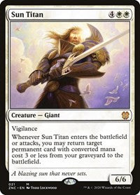 Sun Titan [Zendikar Rising Commander] | Exor Games Truro