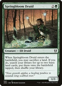 Springbloom Druid [Zendikar Rising Commander] | Exor Games Truro