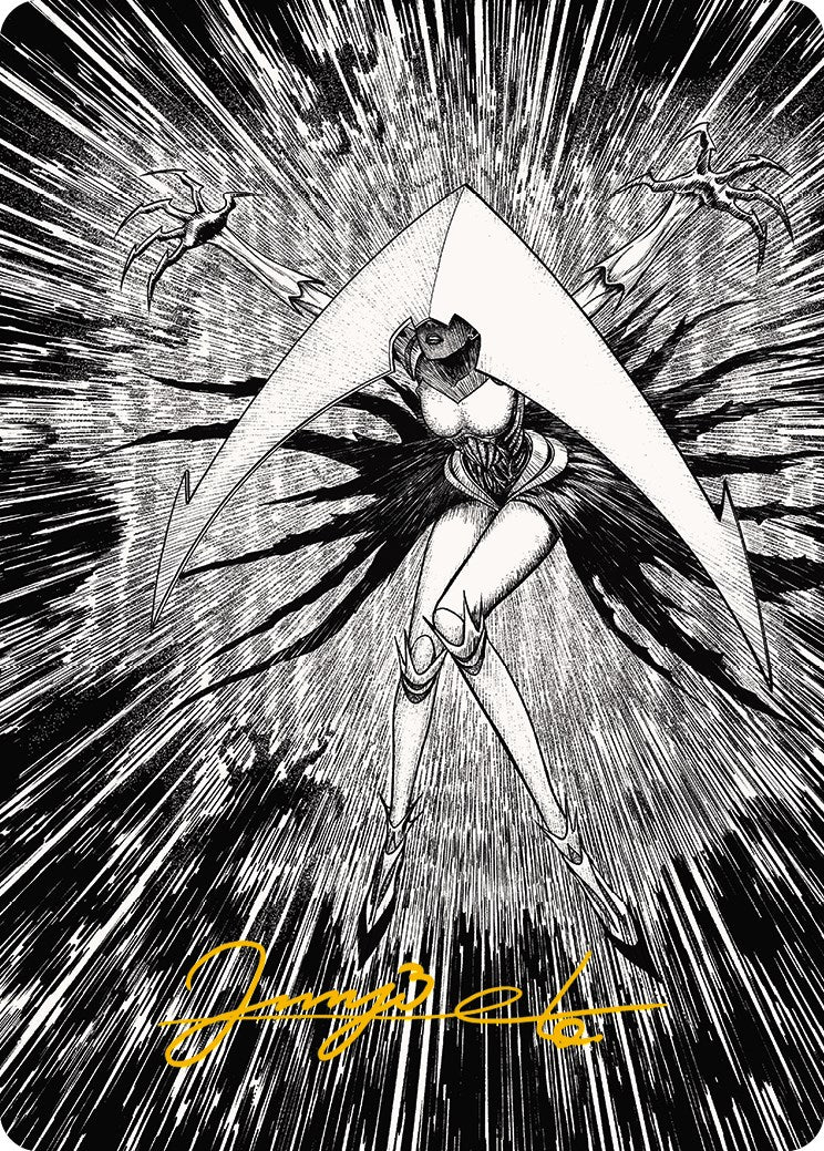 Elesh Norn, Mother of Machines 2 Art Card (Gold-Stamped Signature) [Phyrexia: All Will Be One Art Series] | Exor Games Truro