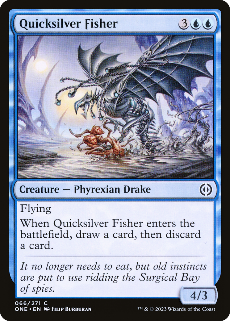 Quicksilver Fisher [Phyrexia: All Will Be One] | Exor Games Truro