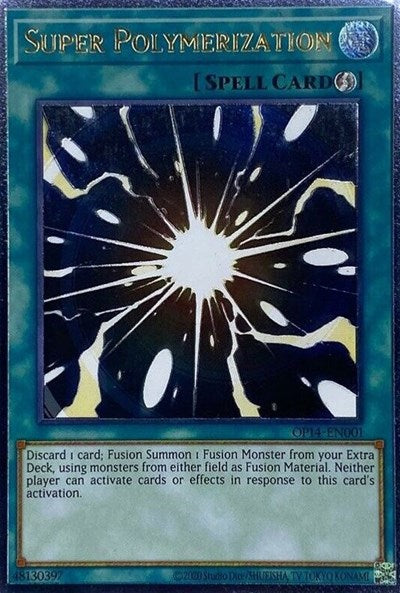 Super Polymerization [OP14-EN001] Ultimate Rare | Exor Games Truro