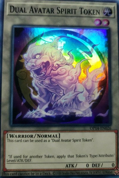 Dual Avatar Spirit Token [OP14-EN026] Super Rare | Exor Games Truro