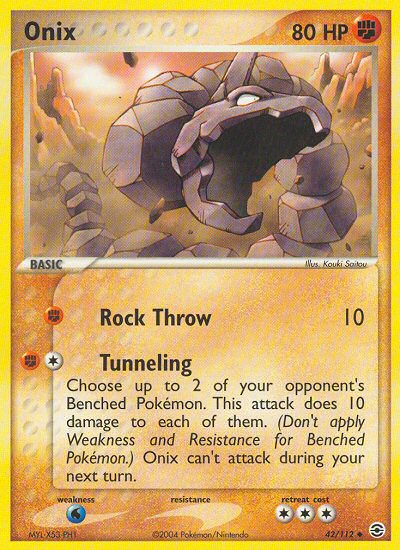 Onix (42/112) [EX: FireRed & LeafGreen] | Exor Games Truro