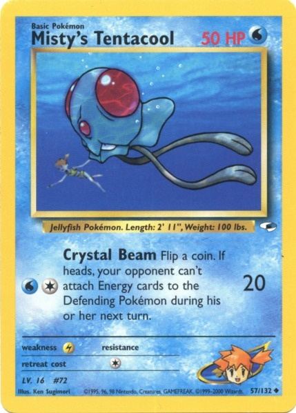 Misty's Tentacool (57/132) [Gym Heroes Unlimited] | Exor Games Truro