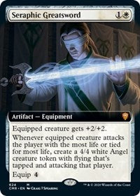 Seraphic Greatsword (Extended Art) [Commander Legends] | Exor Games Truro