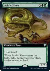 Acidic Slime (Extended Art) [Commander Legends] | Exor Games Truro