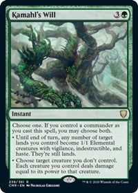Kamahl's Will [Commander Legends] | Exor Games Truro