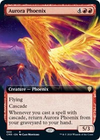 Aurora Phoenix (Extended Art) [Commander Legends] | Exor Games Truro