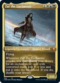 Zur the Enchanter (Foil Etched) [Commander Legends] | Exor Games Truro